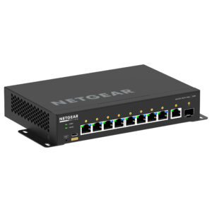NETGEAR GSM4210PD-100EUS AV Line Managed PoE+ Switch with 8x Gigabit PoE+ Ports, 1x SFP, 110W PoE Budget | AV Optimized Layer 2/3 Lite Switch 8