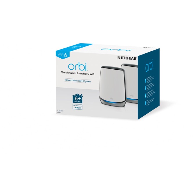 Router NETGEAR Orbi RBK852-100EUS / WiFi 6 Tri-Band Mesh System (+ 2 Extenders) - Figura 3