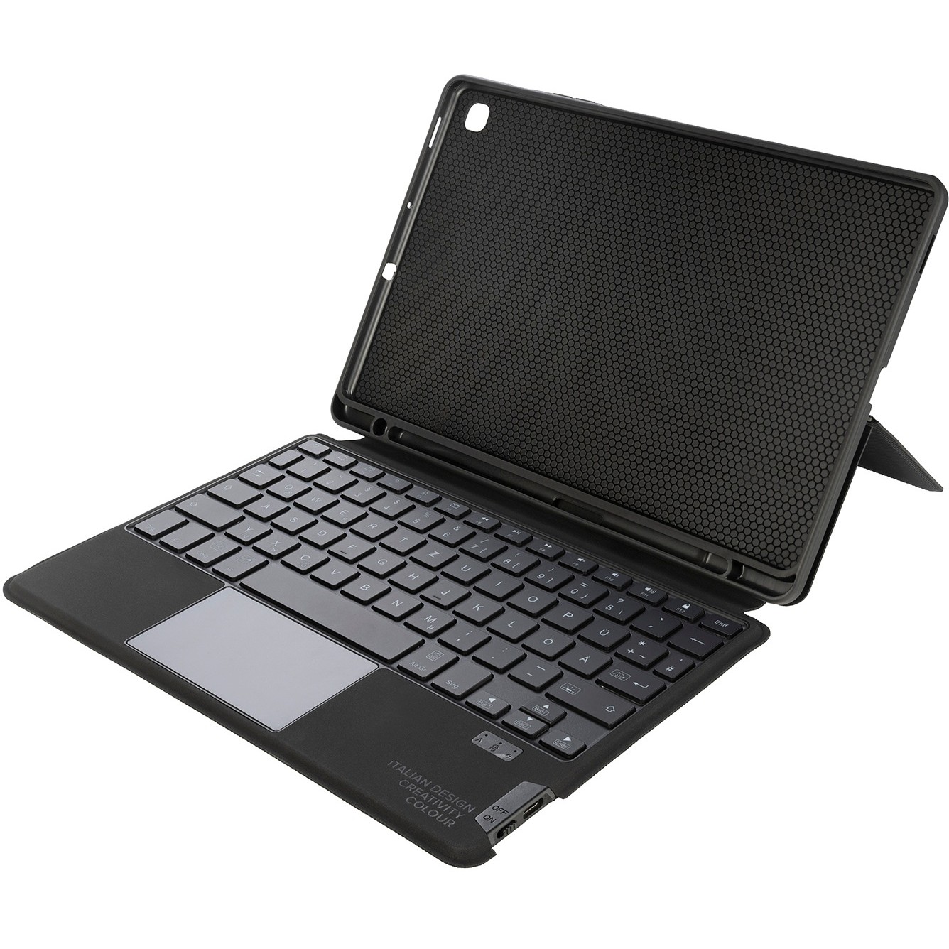 Aksesorë për tablet Tucano BookCover Keyboard with Trackpad for Galaxy Tab S6 Lite – Zezë - Figura 4