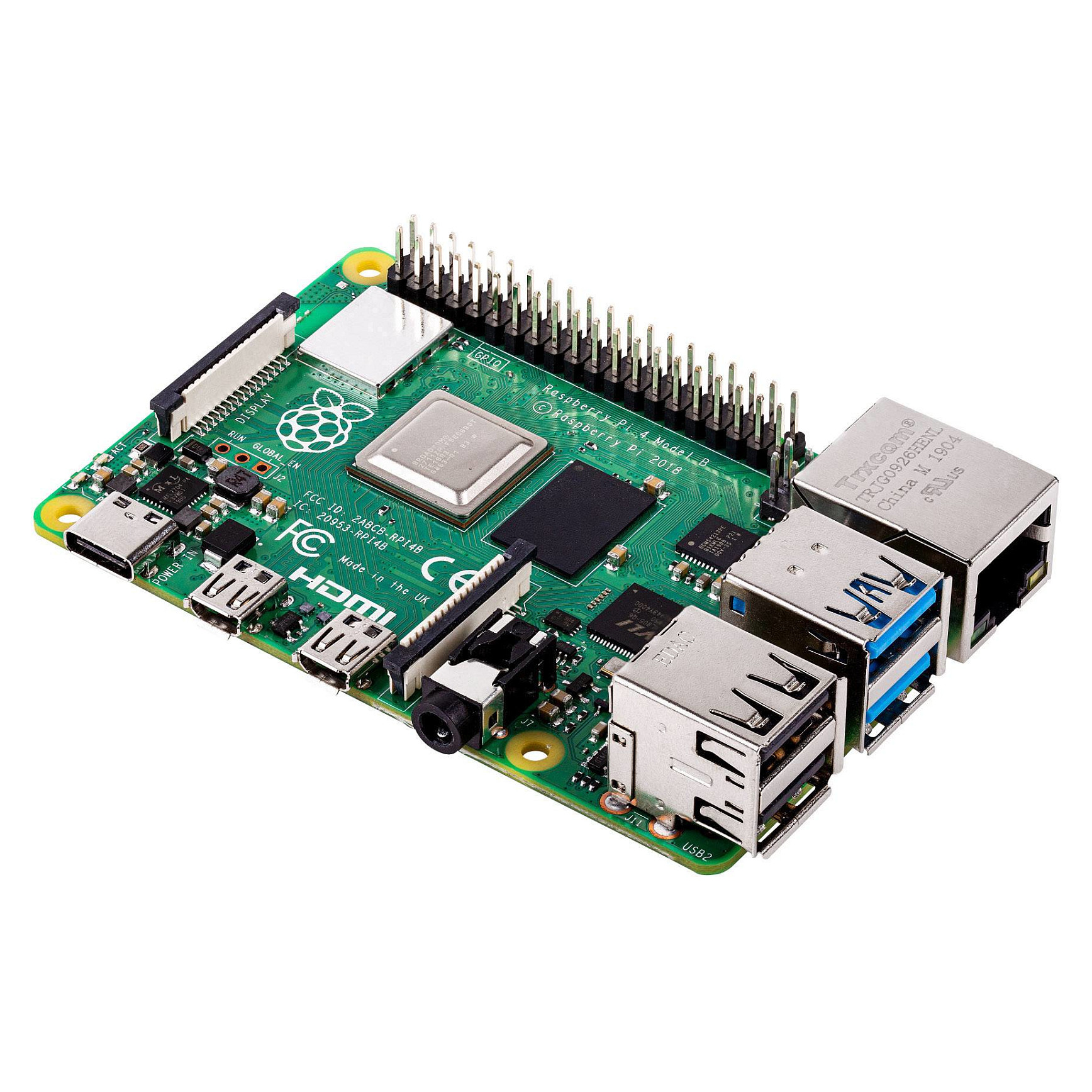 Mini PC Raspberry Pi 4 Model B / 1.5GHz / 8GB / USB3.0 / Micro HDMI / Wi-Fi / Bluetooth