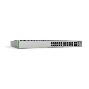 Allied L3 Stackable Managed Switch 20-Port PoE+ Gigabit + 4x 2.5G/5G Multi-Gig + 4x 10G SFP+ | Layer 3 Enterprise Network Switch GS980MX Series
