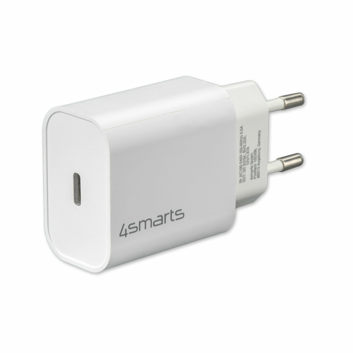 Adapter 4smarts / VoltPlug Wall Charger / Single Port / PD 20W - Bardhë - Figura 3
