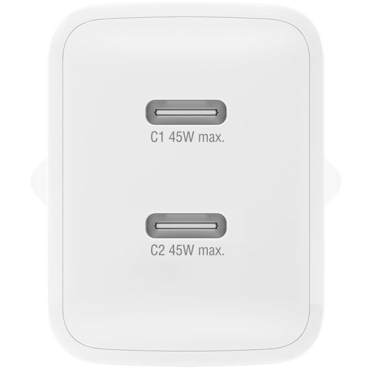 Adapter 4smarts / PDPlug Dual Charger / 45W GaN / 2xC - Bardhë - Figura 4