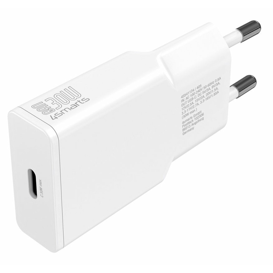 Adapter 4smarts / PDPlug Slim Charger / 30W GaN / 1C - Bardhë - Figura 2