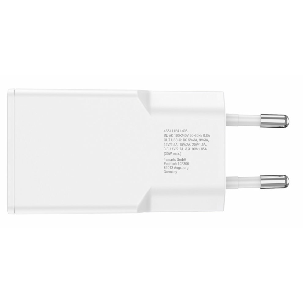 Adapter 4smarts / PDPlug Slim Charger / 30W GaN / 1C - Bardhë - Figura 3