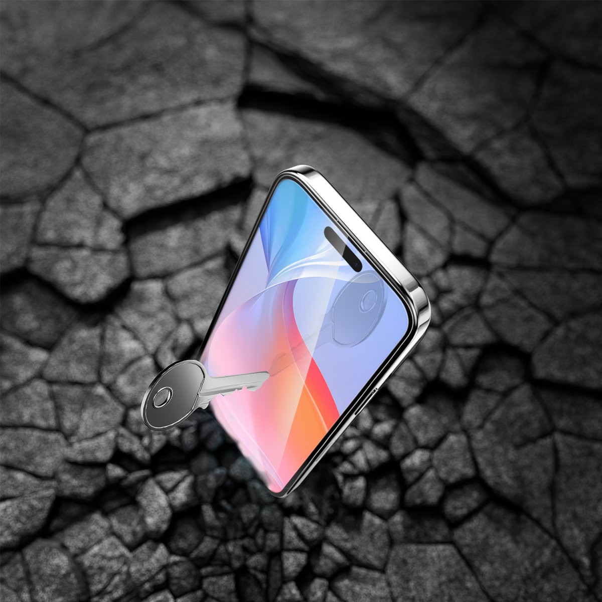 Aksesorë për telefon 4smarts / Second Glass Screen Protector / Mounting Frame / iPhone 16 - Figura 5