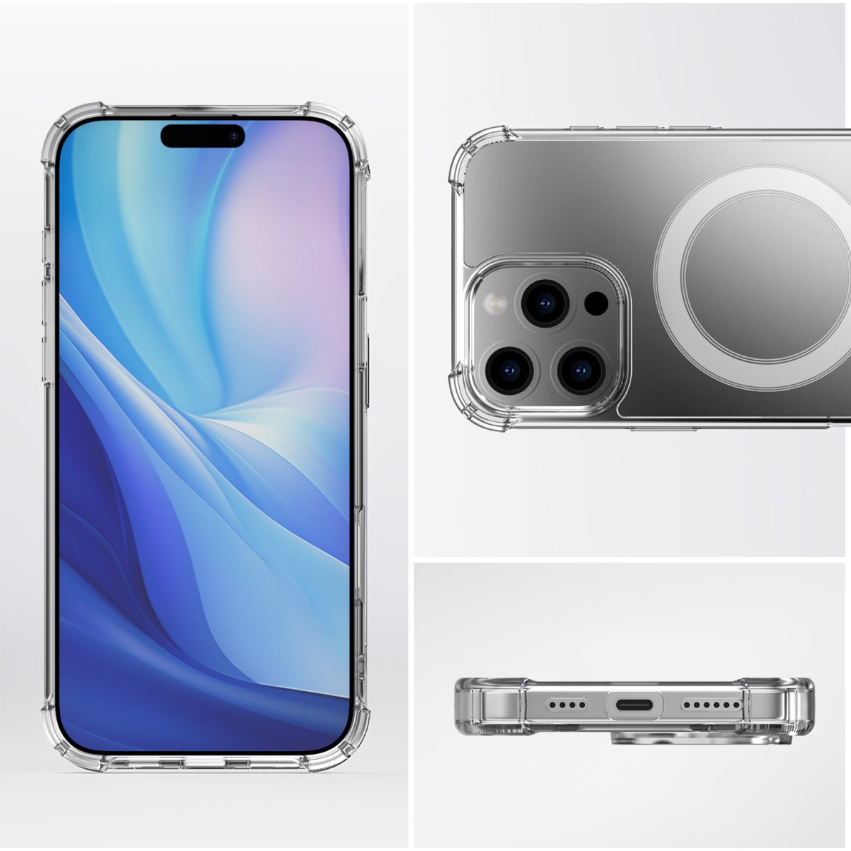 Aksesorë për telefon 4smarts / Hybrid Case Ibiza / Apple iPhone 16 Pro Max - Transparente - Figura 4