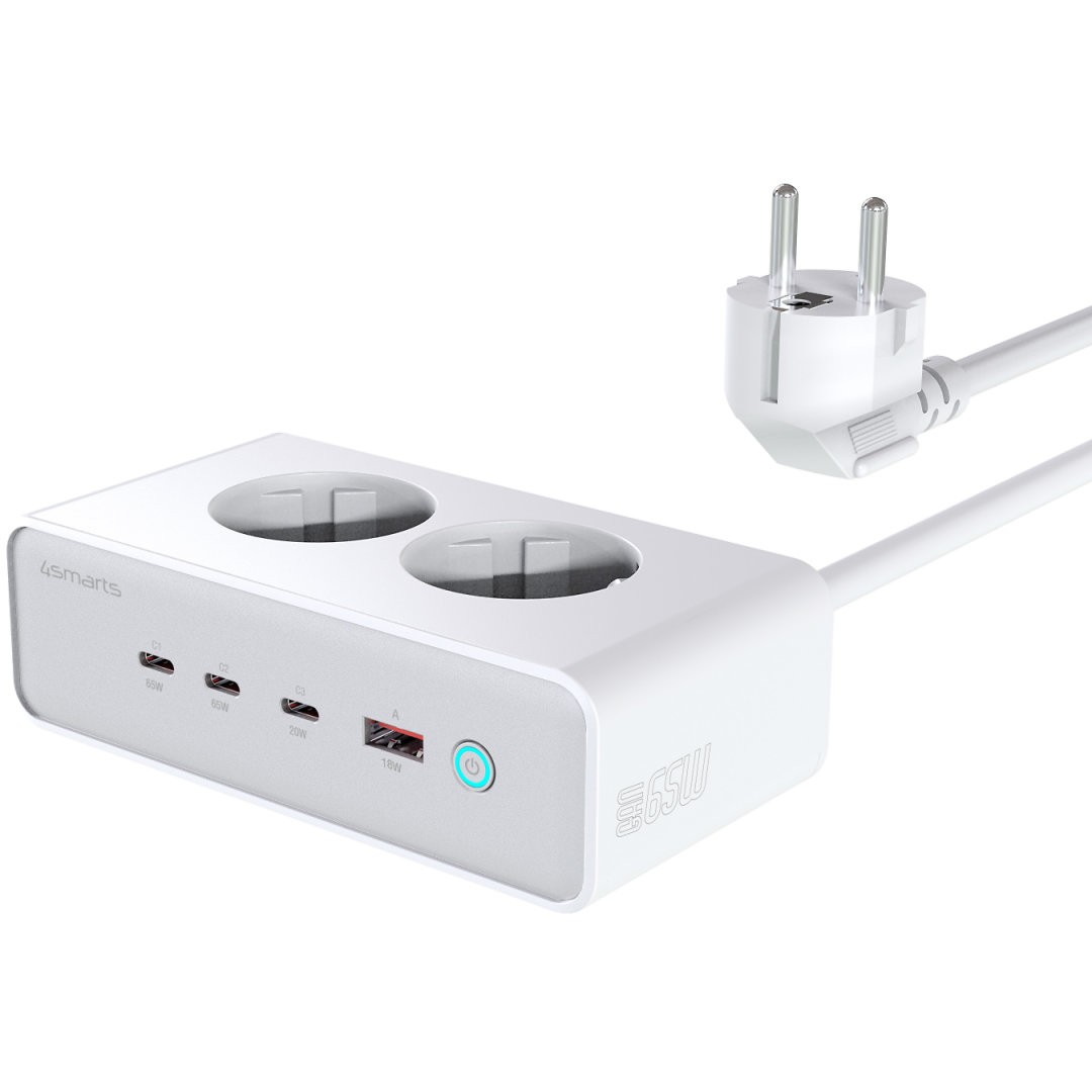 Karikues 4smarts / Desk Charger / GaN / 65W / with AC Outlets