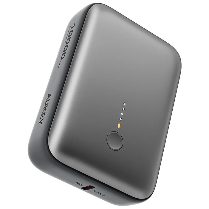 Powerbank Aukey / Spark Mini Power Bank / 10000mAh / 20W / USB-C + USB-A - Gri