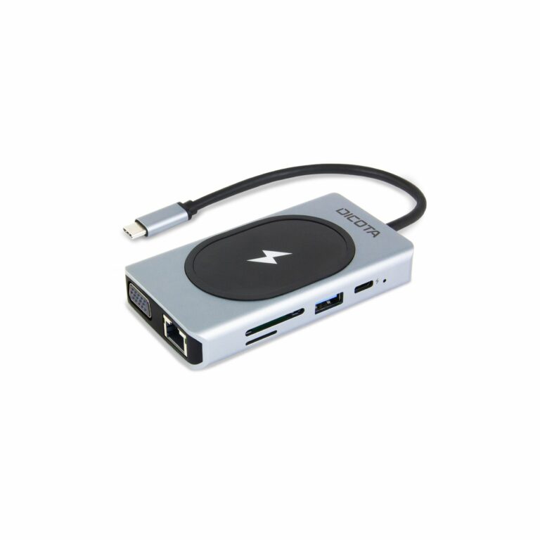 Docking station + Adapter D Dicota USB-C 10-in-1 Charging Hub 4K PD 100W silver