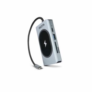 Docking station + Adapter D Dicota USB-C 10-in-1 Charging Hub 4K PD 100W silver