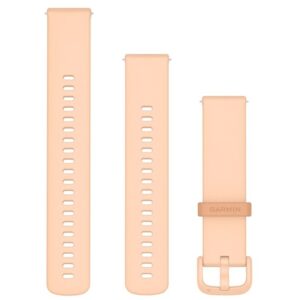 Rripa për ora Garmin Quick Release 20mm Silicone Band. Pink Dawn