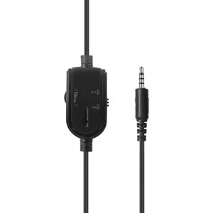 Kufje me kabllo Speedlink Office METIS. Y-Adapter. Stereo / E zezë
