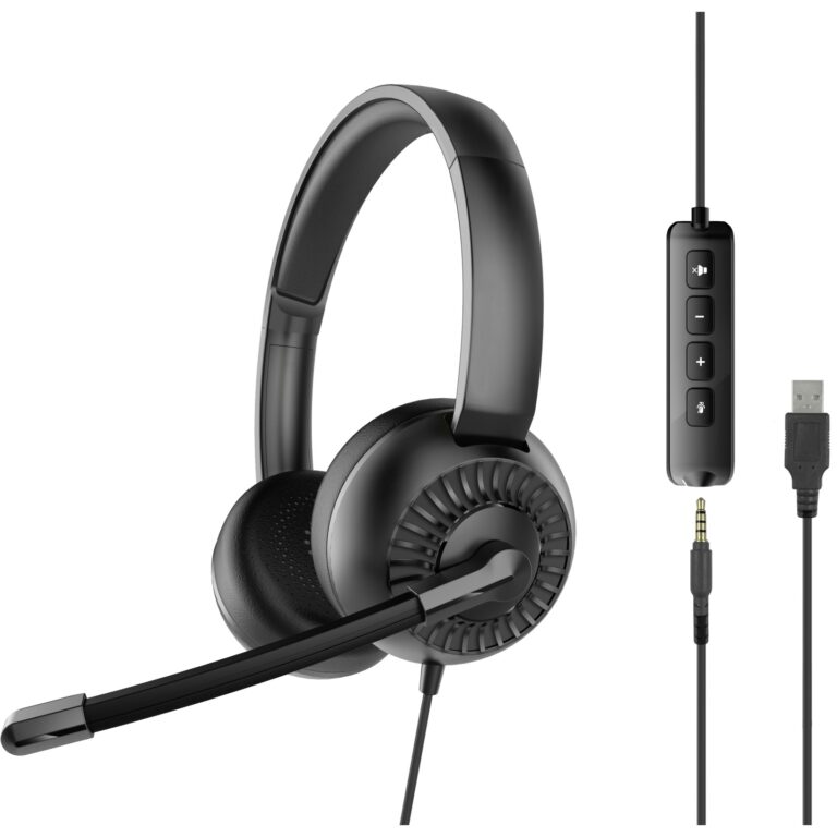 Kufje me kabllo Speedlink Office METIS. USB. Stereo / E zezë