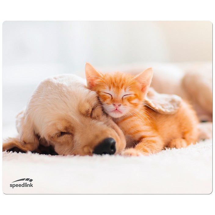 Mauspad Speedlink SILK. Dog & Cat