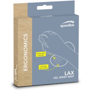Mauspad Speedlink LAX wrist rest. Gel / e zezë