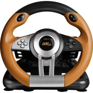 Timon & Pedale Speedlink Lenkrad DRIFT O.Z. PC / e zezë dhe portokalli