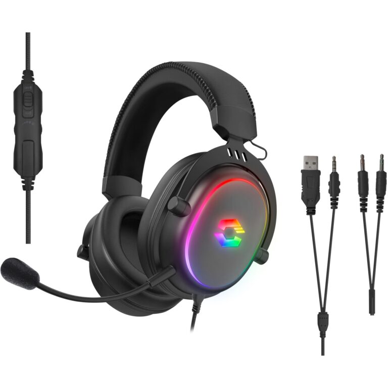 Kufje Gaming Speedlink CONUX RGB. PC/PS5/PS4/Xbox/Switch / E zezë