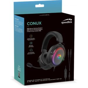 Kufje Gaming Speedlink CONUX RGB. PC/PS5/PS4/Xbox/Switch / E zezë