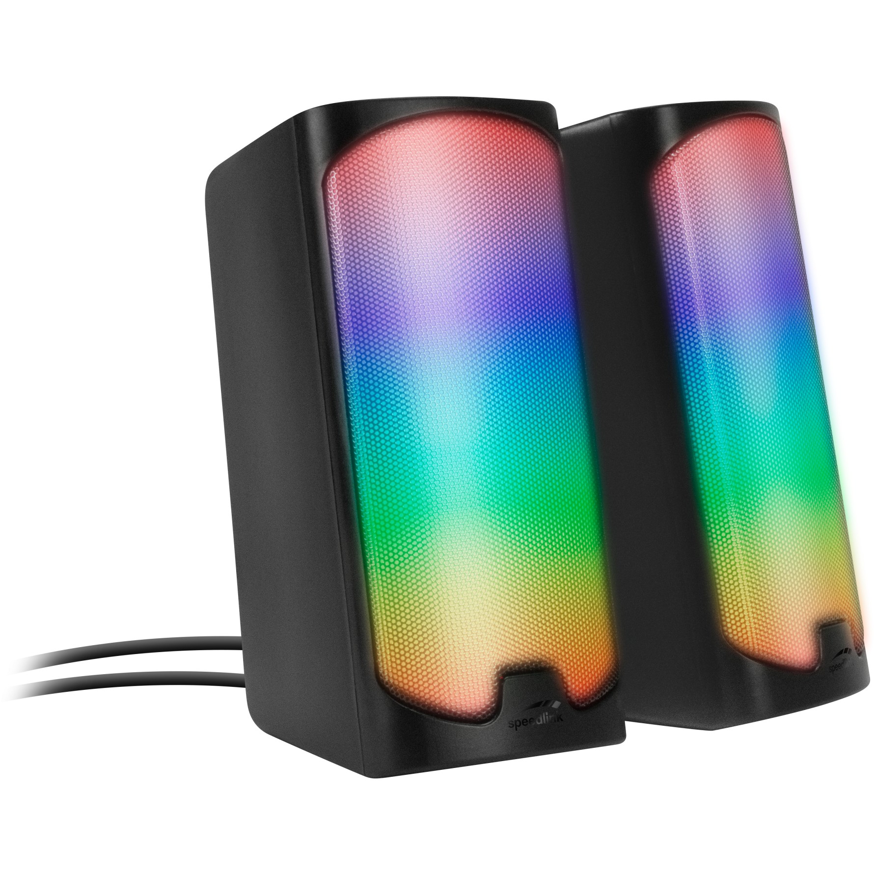 Altoparlantë Speedlink TONOS RGB Stereo Speaker – Zezë - Figura 2