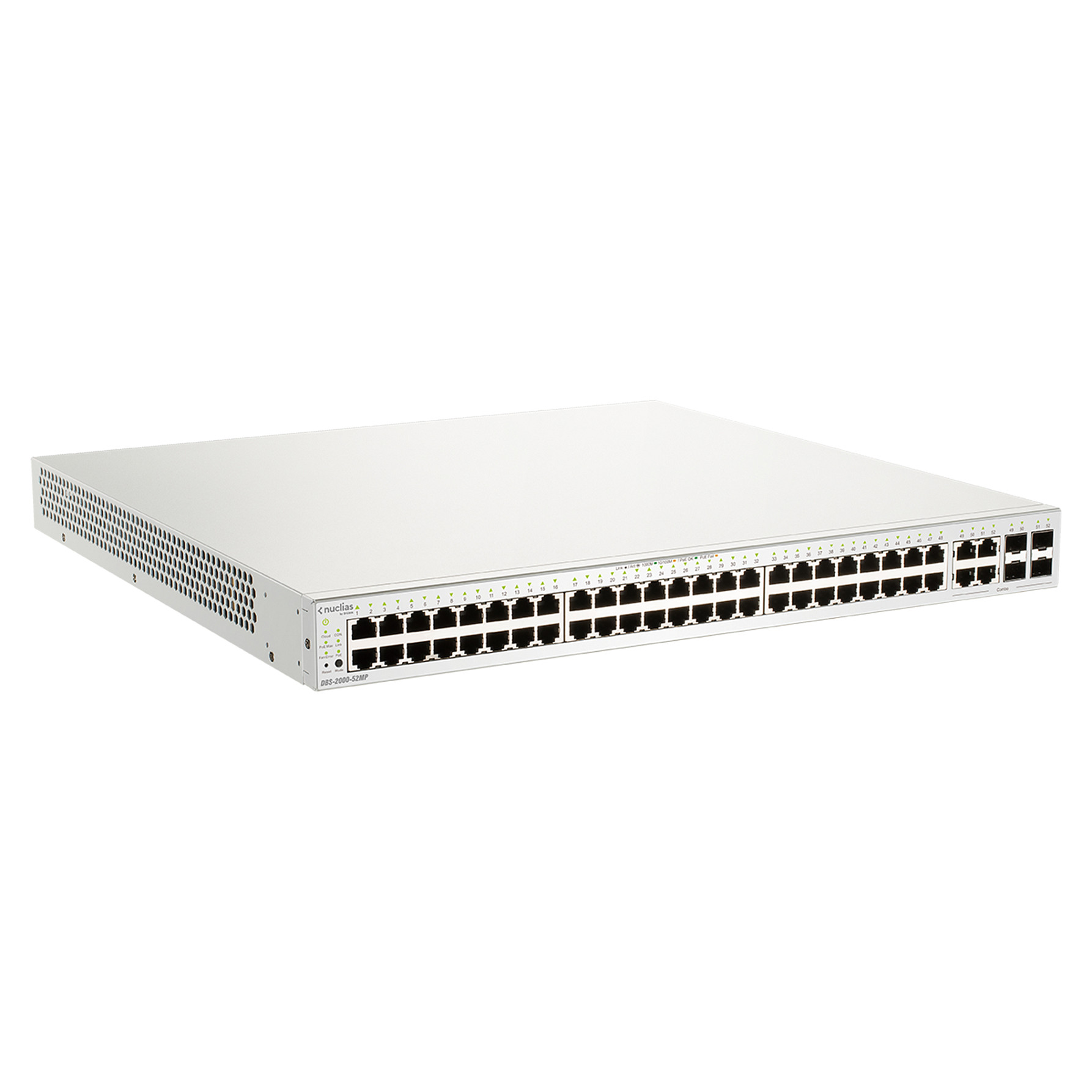 D-Link DBS-2000-52MP Nuclias Cloud Managed 52-Port L2 Gigabit PoE+ Switch with 48x PoE, 4x SFP Combo & 370W PoE Budget 2