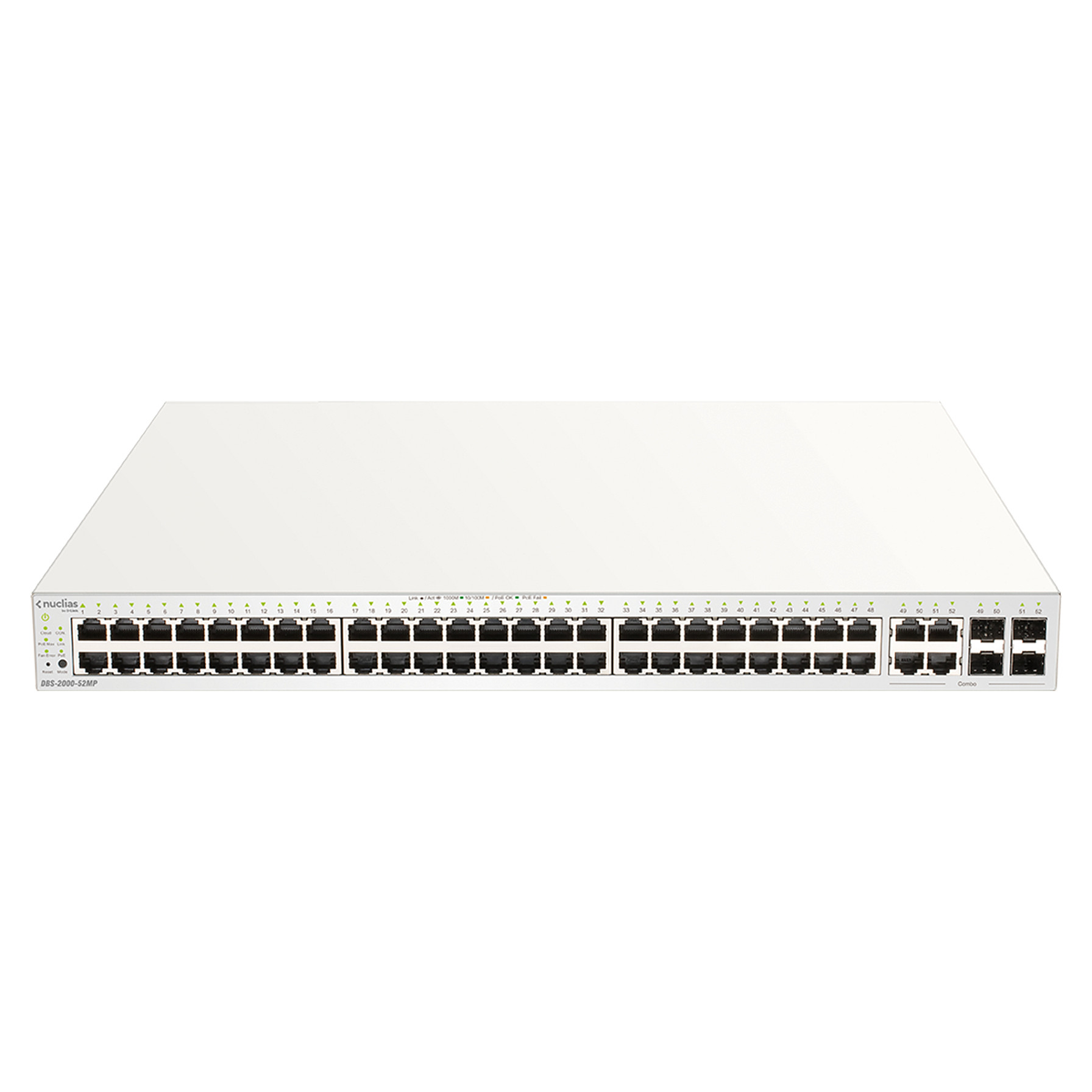 D-Link DBS-2000-52MP Nuclias Cloud Managed 52-Port L2 Gigabit PoE+ Switch with 48x PoE, 4x SFP Combo & 370W PoE Budget 3