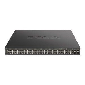 D-Link DGS-2000-52MP 52-Port Gigabit PoE Managed Switch 4x SFP Smart Layer 2 Switch
