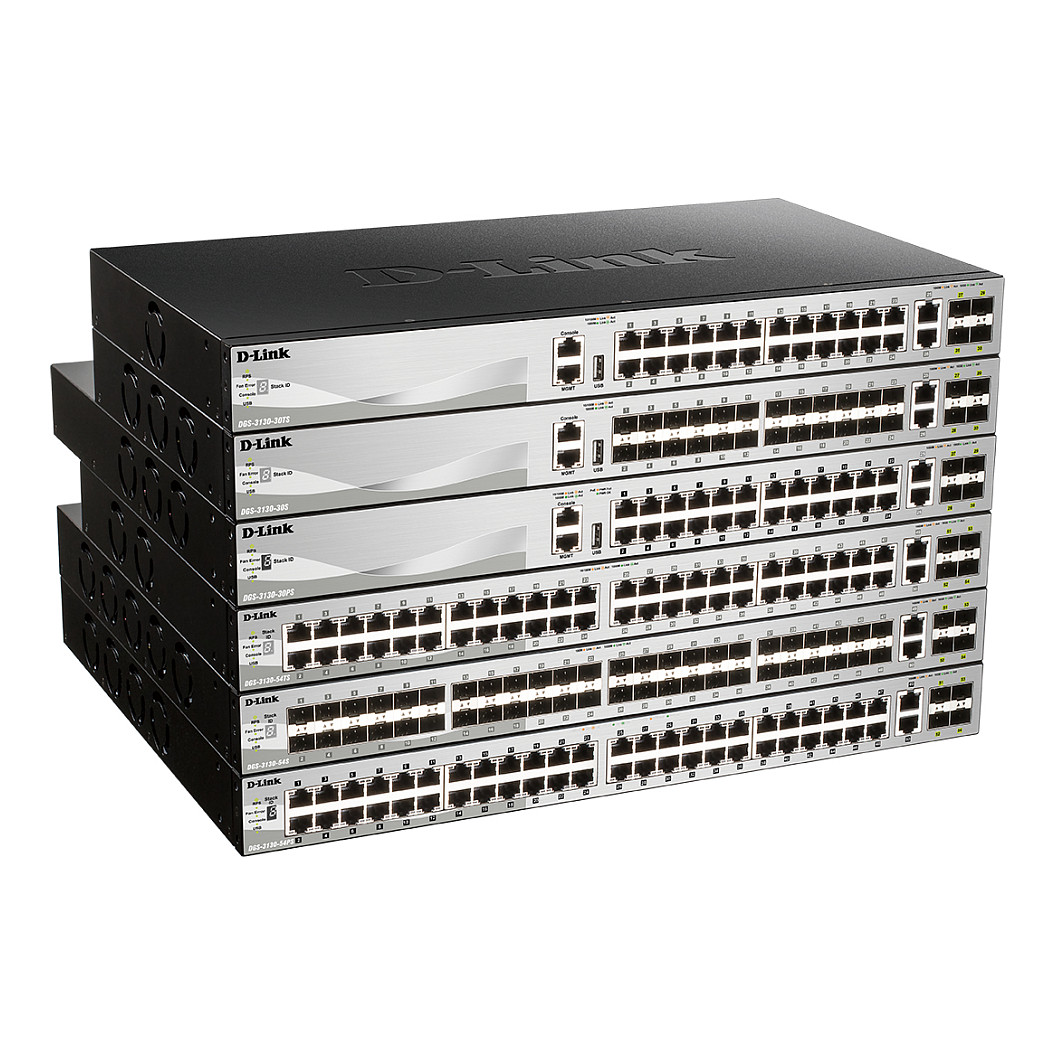 D-Link DGS-3130-54PS/E 54-Port Gigabit Managed Layer 3 PoE+ Stackable Switch with 10G SFP+ Uplink, 370W PoE Budget - Figura 4