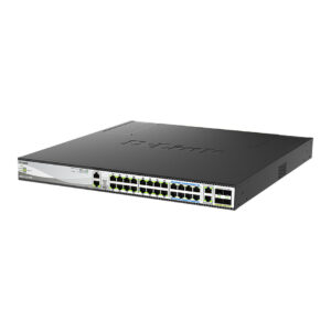 D-Link DMS-3130-30PS/E 30-Port Multi-Gigabit Managed PoE Switch with 2x10G + 4x25G Uplink, Layer 3, 740W PoE Budget 7