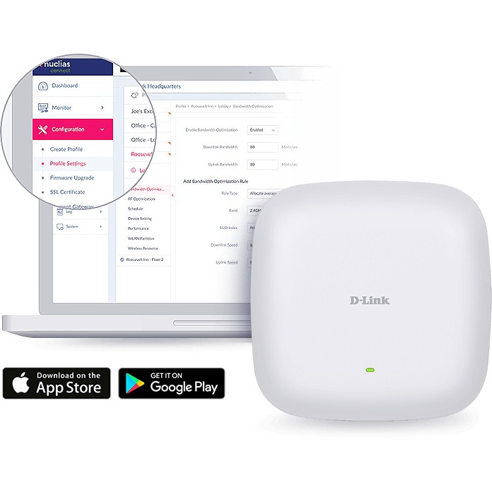 Access Point D‑Link DAP‑X2850 / AX3600 / Wi‑Fi 6 / Dual‑Band / PoE - Figura 5