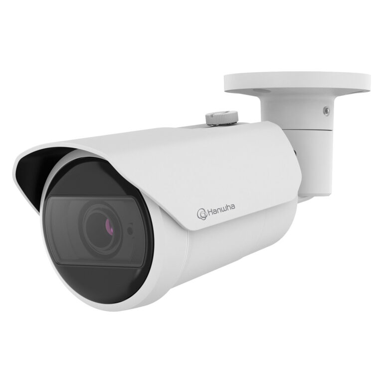 Kamerë Sigurie Hanwha QNO-C9083R / 8MP PoE IR IP66 IK10 - Bardhë