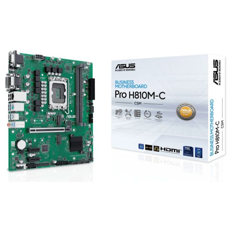 Pllakë Amë Intel ASUS PRO H810M-C-CSM / LGA1851 / DDR5 / mATX
