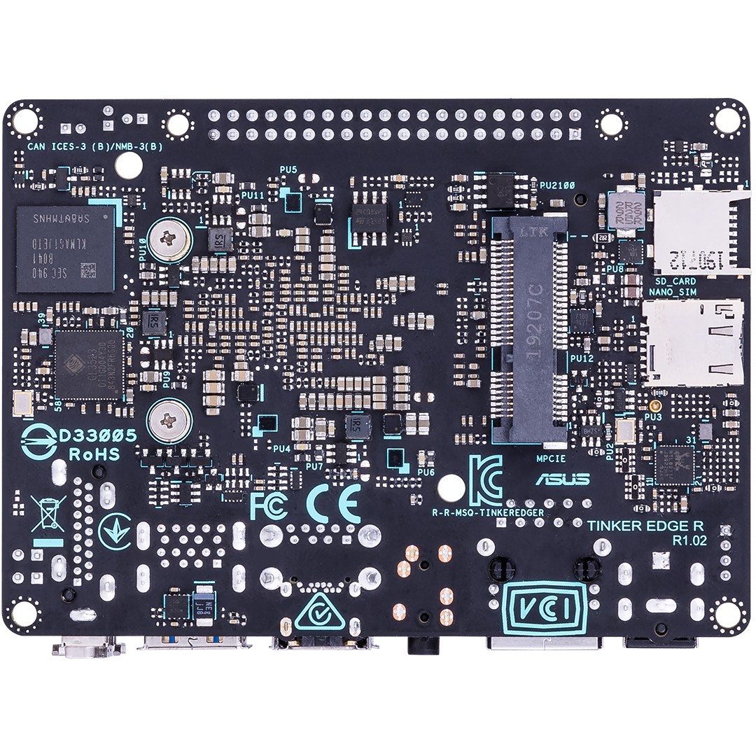 Pllakë Amë MB Intel ASUS TINKER EDGE R//SBC MOTHERBOARD - Figura 3