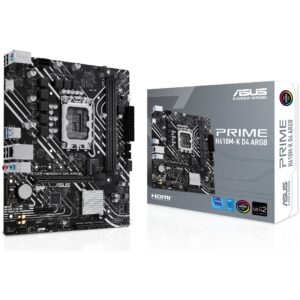 Pllakë Amë MB Intel MB ASUS PRIME H610M-K D4 ARGB (Intel.1700.DDR4.mATX)
