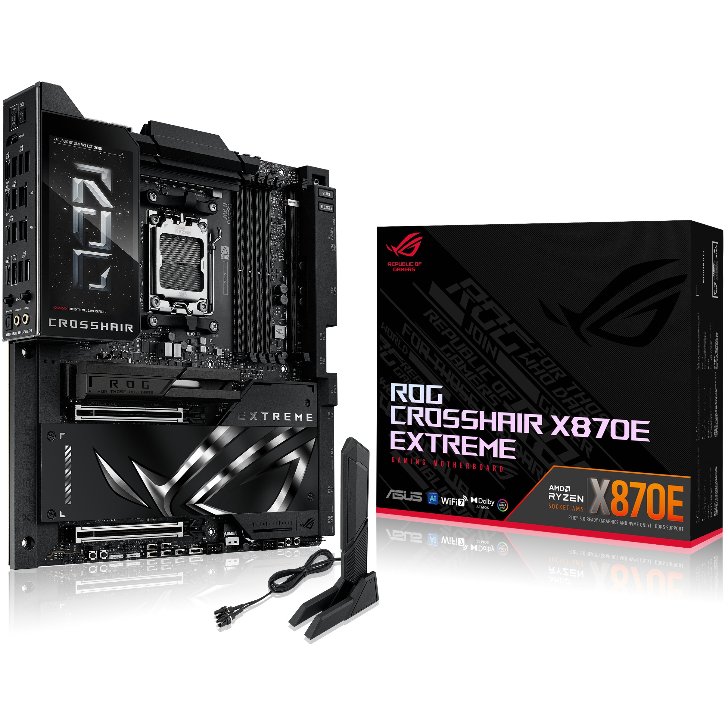 Pllakë Amë MB Intel MB ASUS ROG CROSSHAIR X870E EXTREME (AMD.AM5.DDR5.E-ATX)