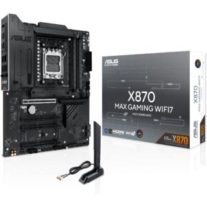 Pllakë Amë MB AMD MB ASUS X870 MAX GAMING WIFI7 (AMD.AM5.DDR5.ATX)