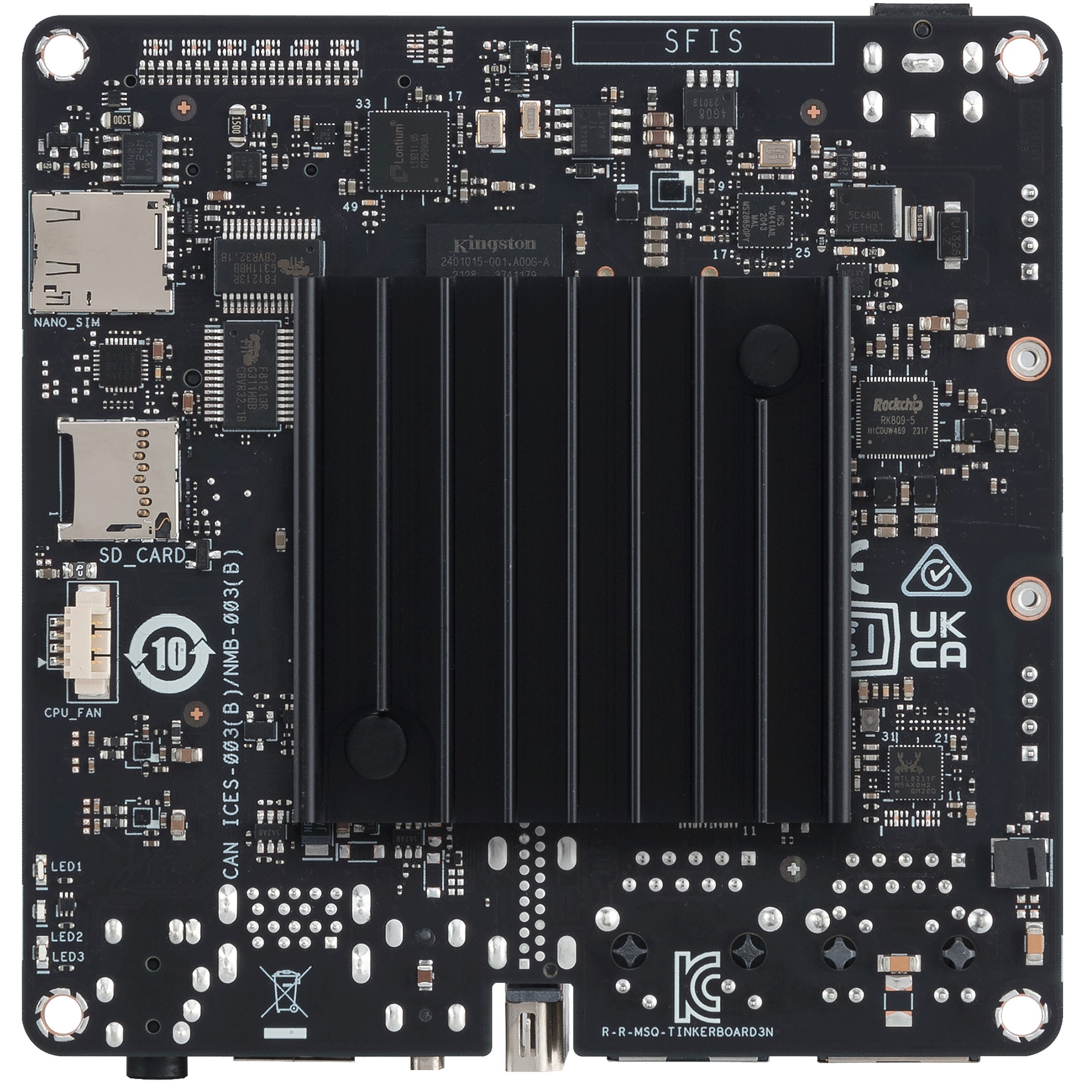 Pllakë Amë MB Intel ASUS TINKER BOARD 3N PLUS/4G/32G - Figura 5