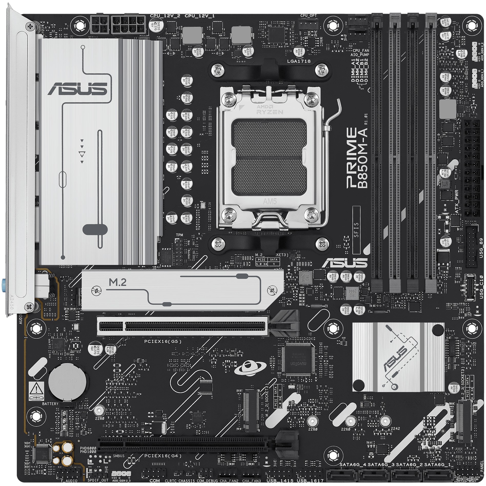 Pllakë Amë MB Intel MB ASUS PRIME B850M-A-CSM - Figura 2