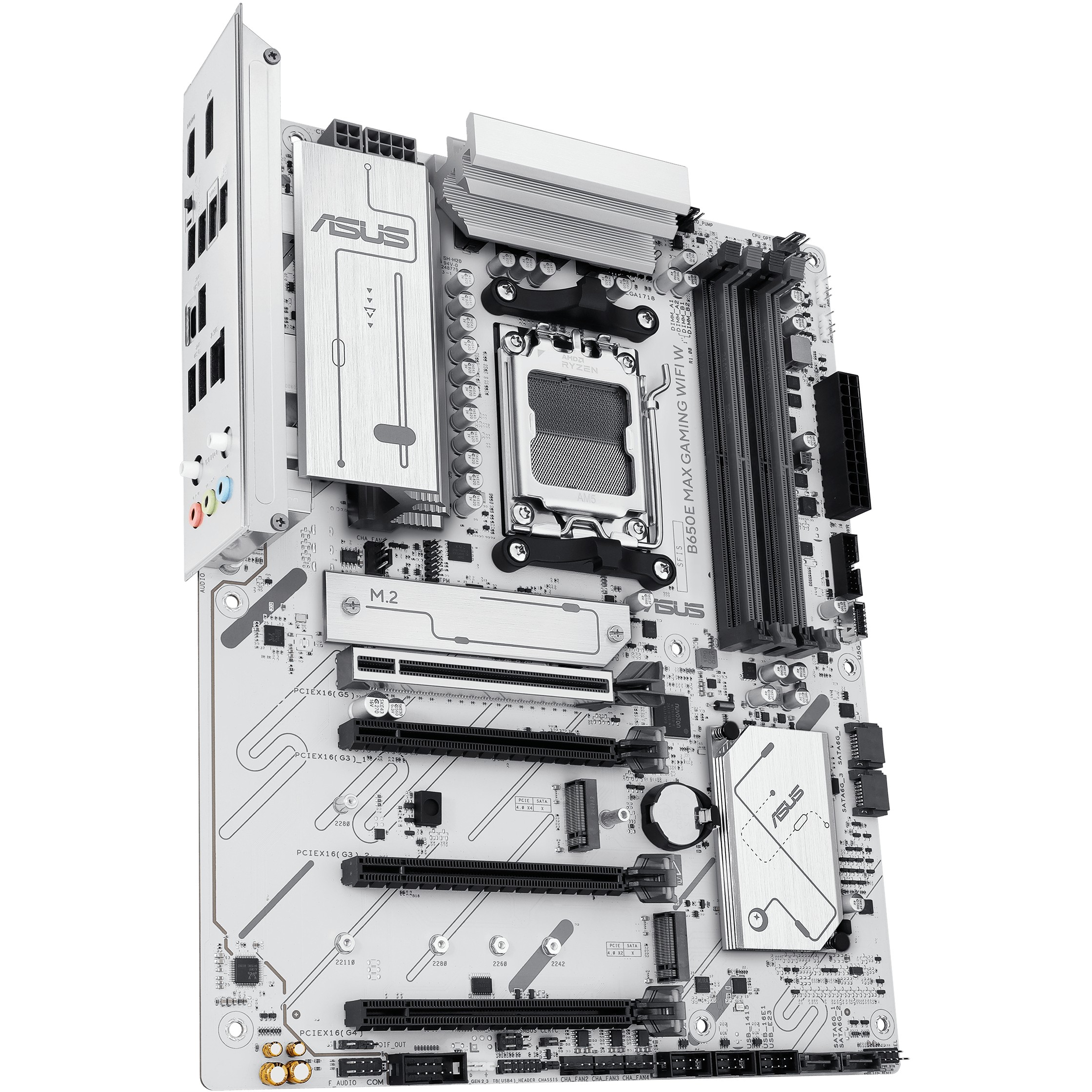 Pllakë Amë MB AMD ASUS B650E MAX GAMING WIFI W (AM5, DDR5, WiFi 6E, PCIe 5.0, ATX) - Figura 4