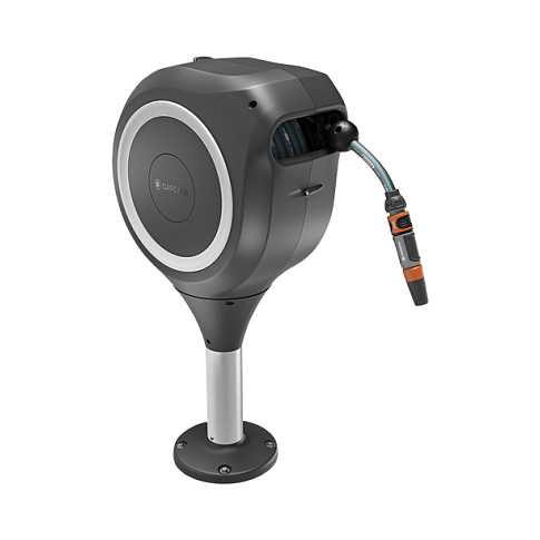 Ujitëse për Terrasë - Gardena Terrassen-Schlauchbox RollUp M (weiß) 20 m