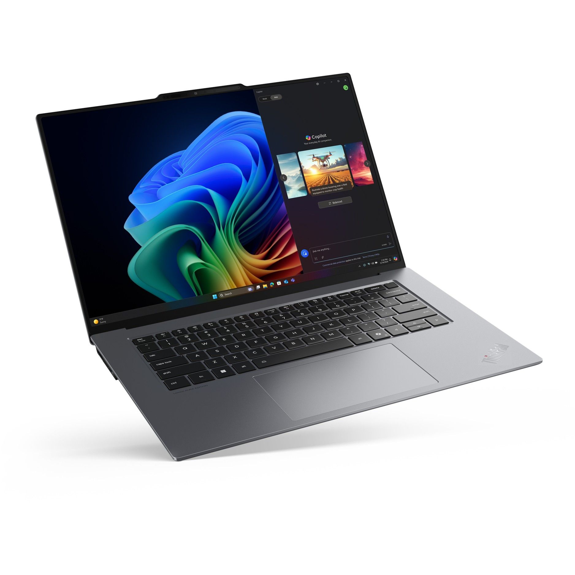 Laptop Lenovo ThinkPad X9-15 G1 / Ultra7-258V / 32GB LPDDR5 / 1TB / 15.3" 2.8K OLED / Intel Arc Graphics 140V - Gri - Figura 9