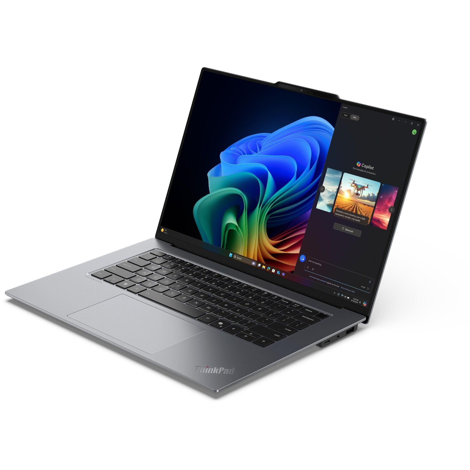 Laptop Lenovo ThinkPad X9-15 G1 / Ultra7-258V / 32GB LPDDR5 / 1TB / 15.3" 2.8K OLED / Intel Arc Graphics 140V - Gri - Figura 6