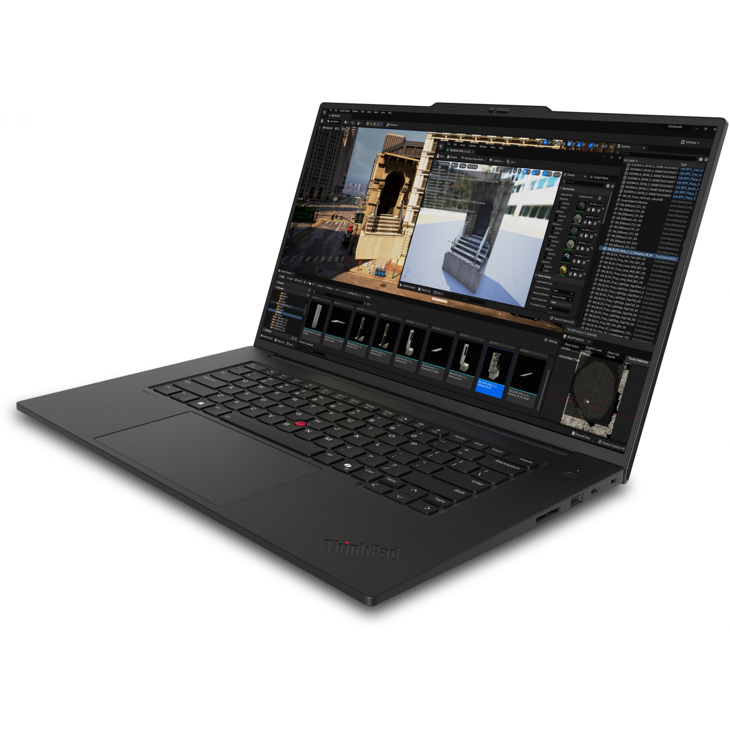 Laptop Lenovo ThinkPad P1 G7 / Ultra 9-185H / 64GB / 2TB / 16" WQXGA IPS / RTX 3000 Ada 8GB / e zezë - Figura 4
