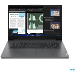 Laptop për punë Lenovo V17-IRU / Intel U300 / 8GB DDR4 / 512GB / 17.3" Full HD IPS / Intel UHD Graphics - Gri