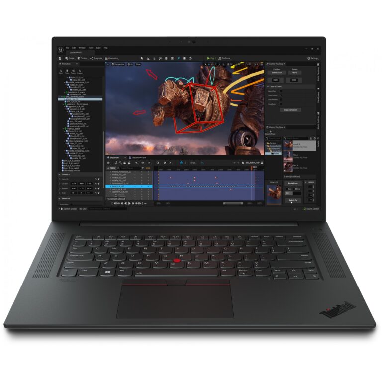 Laptop Lenovo ThinkPad P1 G6 / Core i7-13800H / 32GB / 1TB / 16" WQUXGA OLED Touchscreen / RTX A3500 12GB / e zezë