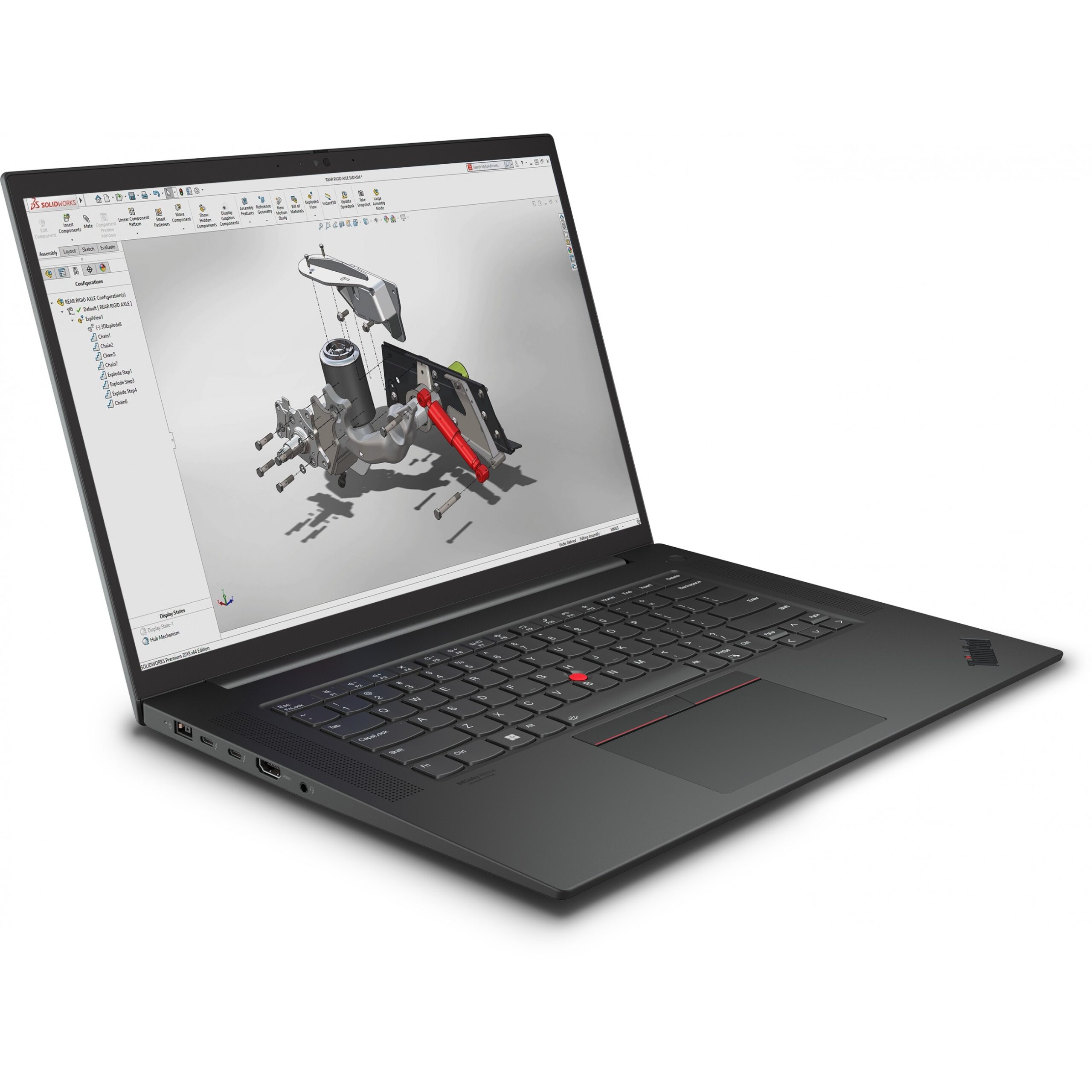 Laptop Lenovo ThinkPad P1 G6 / Core i7-13800H / 32GB / 1TB / 16" WQUXGA OLED Touchscreen / RTX A3500 12GB / e zezë - Figura 2