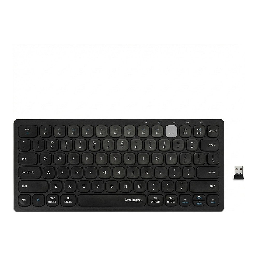 Tastierë pa Kabllo Kensington Multi-Device Dual / Layout German - Zezë