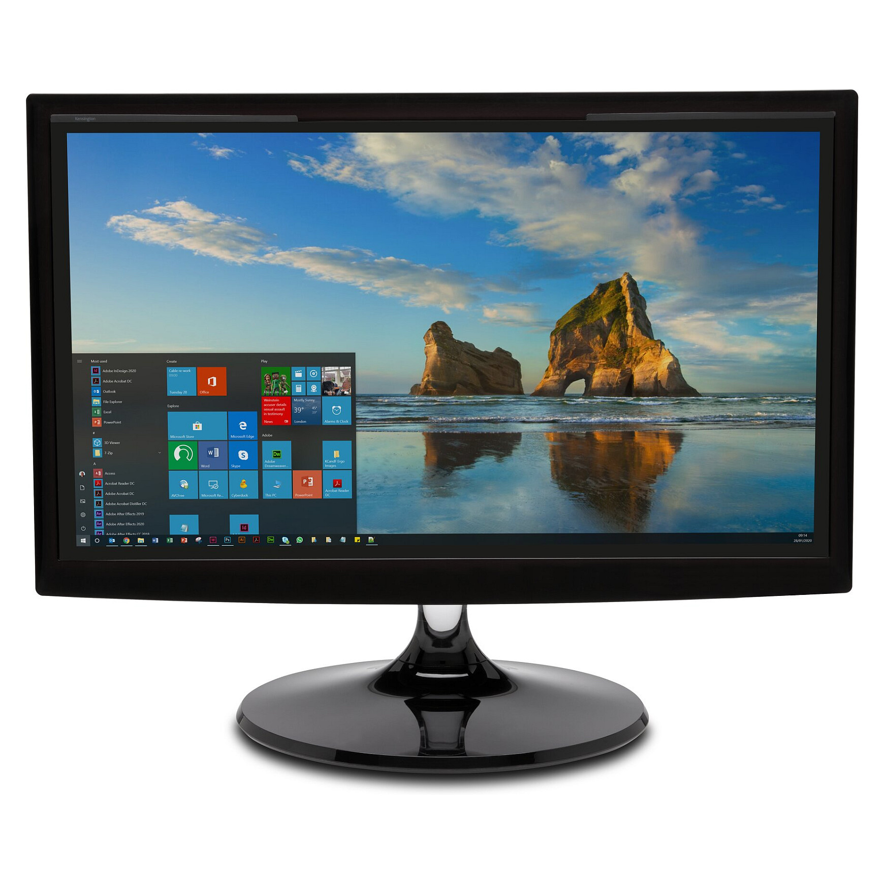 Xham/film mbrojtës Kensington Privacy Screen MagPro Magnetic 23.8″ (16:9) - Figura 5