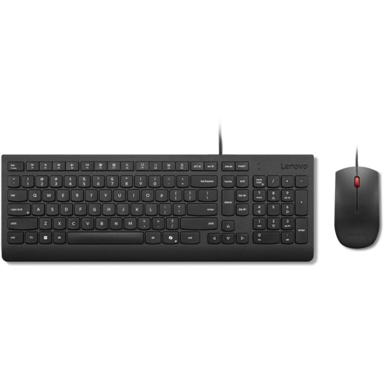 Combo Tastierë dhe maus Lenovo Essential German 129 / me kabllo / e zezë