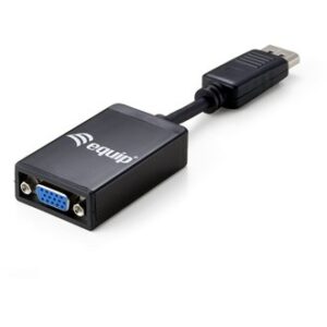 Kabllo DisplayPort në VGA (HD15) Equip (St/Bu) / 1920×1080/60Hz - Zezë